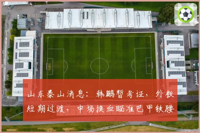 山东泰山消息：韩鹏暂考证，外教短期过渡，中场换血瞄准巴甲铁腰